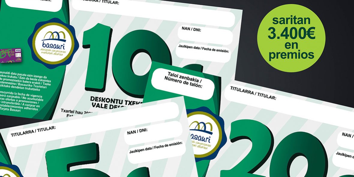 campaña vales tarjeta Basauri